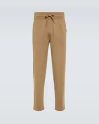 Loro Piana Pantaloni sportivi Merano in cashmere Marrone