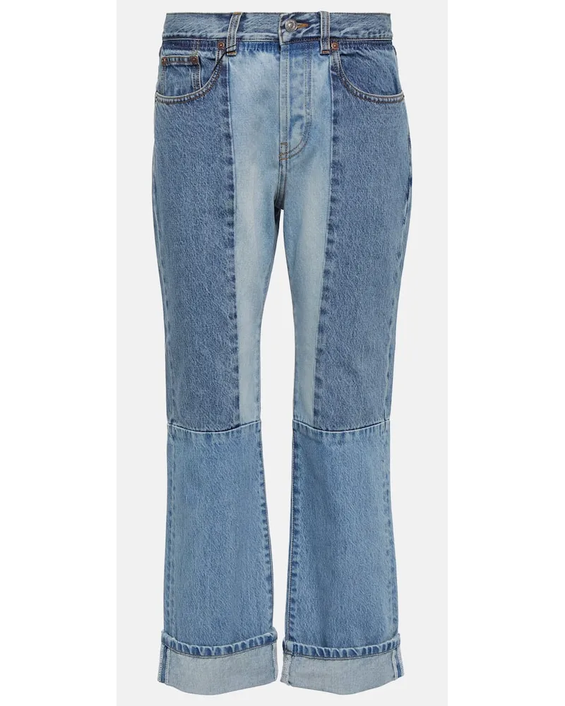 Victoria Beckham Jeans regular a vita alta Blu