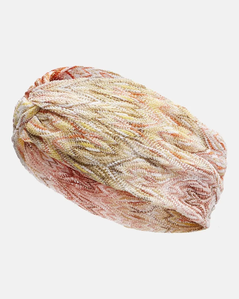 Missoni Fascia per capelli con lamé Multicolore