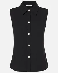 Vince Top in crêpe Nero