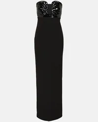 Roland Mouret Abito lungo senza spalline Nero