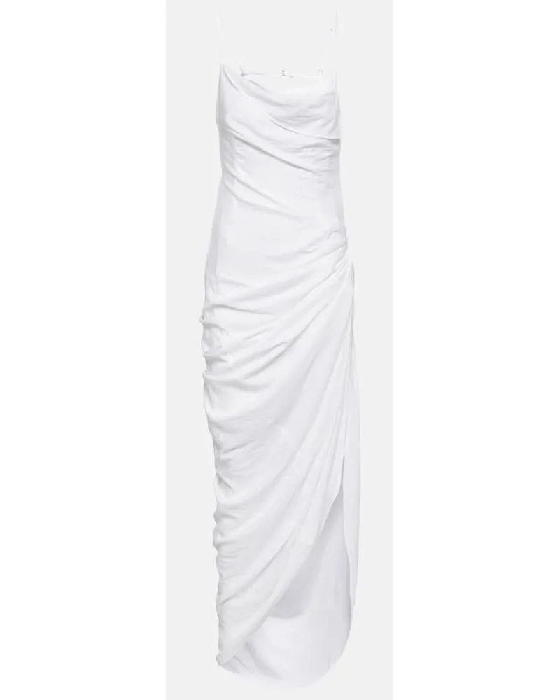 Jacquemus Abito lungo Saudade Longue Bianco