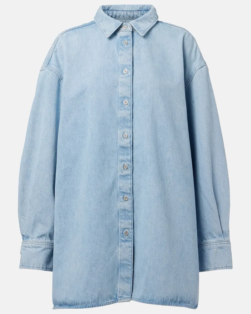 7 for all mankind Camicia di jeans oversize Nina Blu