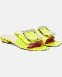 Roger Vivier Mules Love 45 in vernice Verde