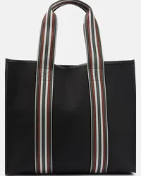 Loro Piana Shopper The Suitcase Stripe in canvas Multicolore