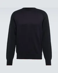 Loro Piana Pullover Bolgheri in misto cotone Blu