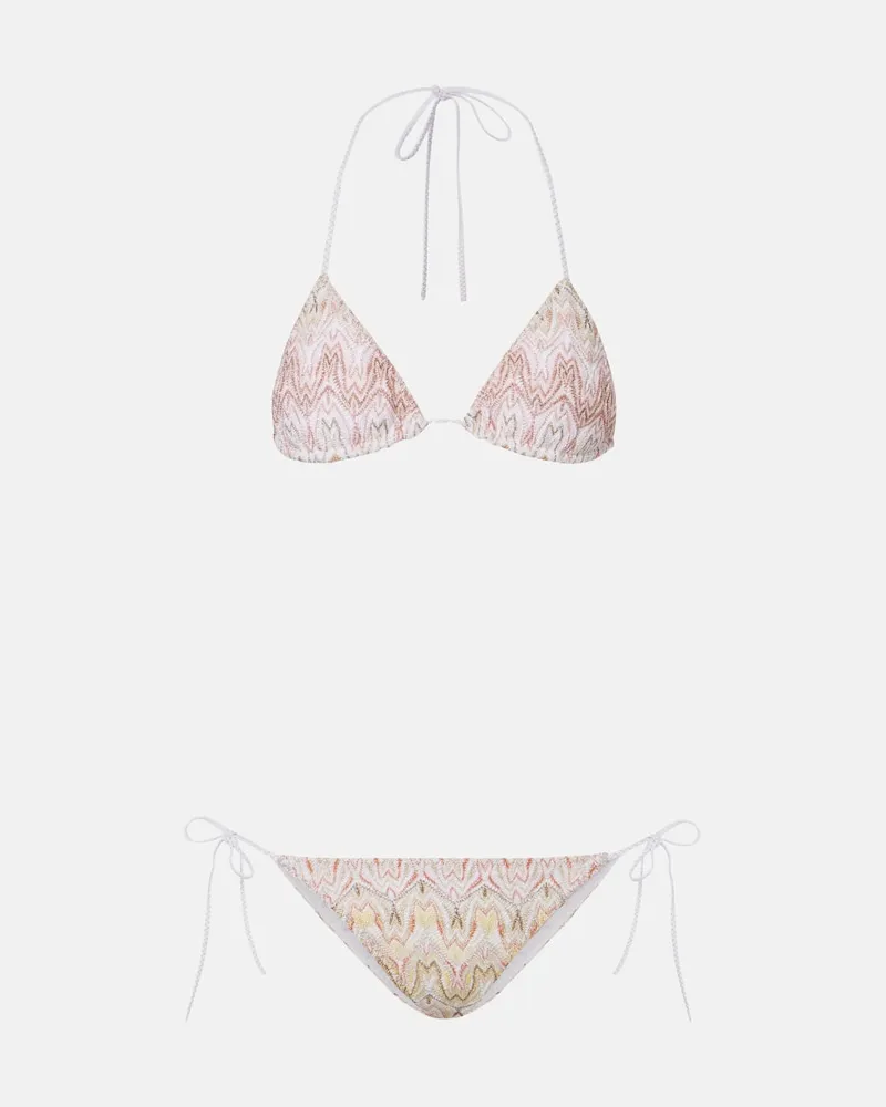 Missoni Bikini in lamÃ© a zigzag Multicolore