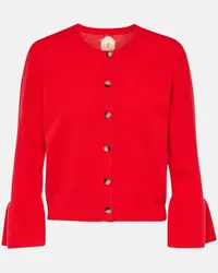 Jardin des Orangers Cardigan in lana e cashmere Rosso