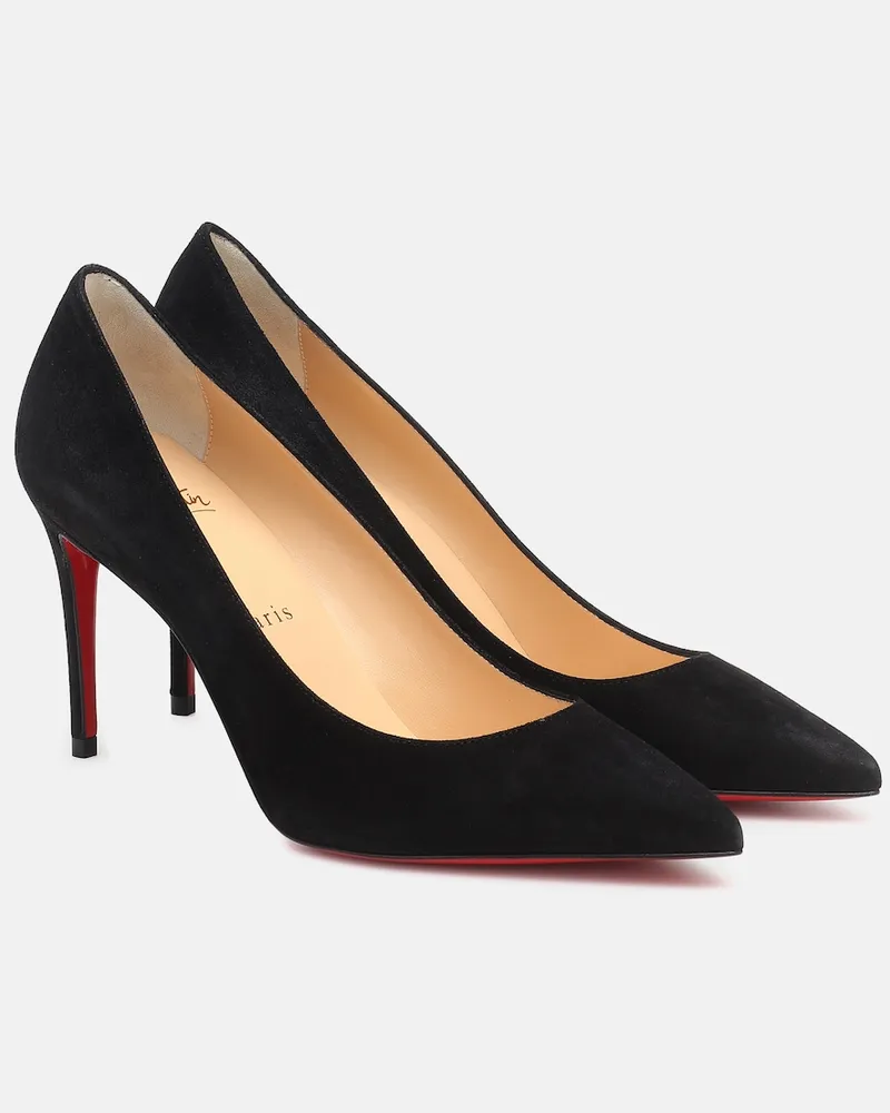 Christian Louboutin Pumps Kate 85 in suede Nero
