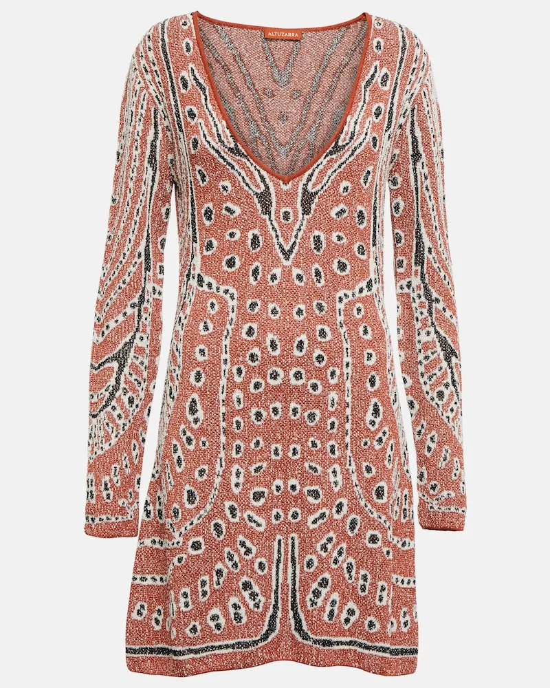 Altuzarra Miniabito Leone in jacquard Multicolore