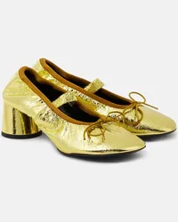 Proenza Schouler Pumps Mary Jane Glove in pelle Oro