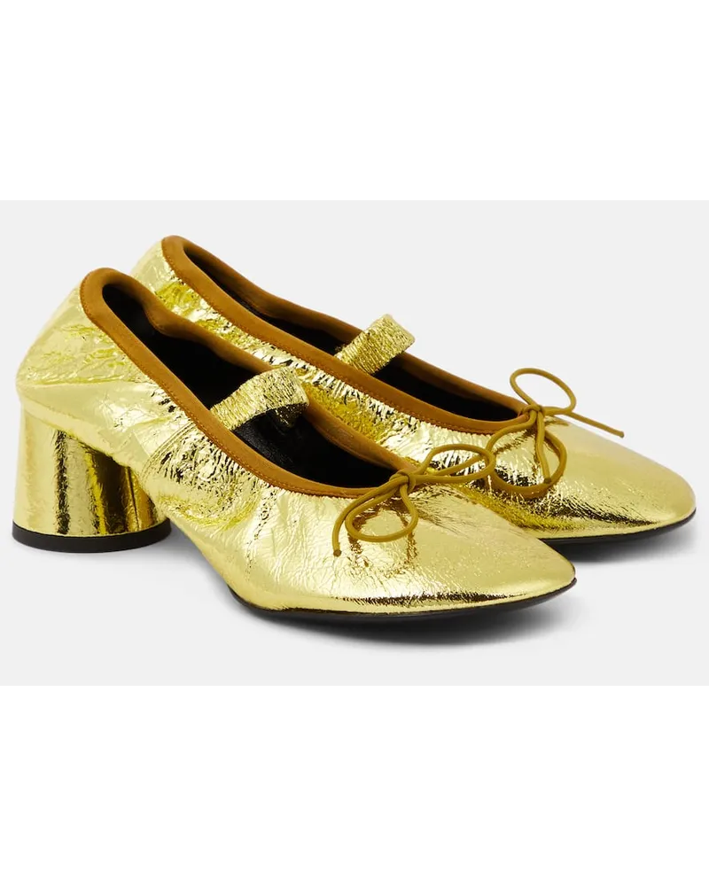 Proenza Schouler Pumps Mary Jane Glove in pelle Oro