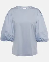 Max Mara Leisure - Top Tebaide in misto cotone Grigio