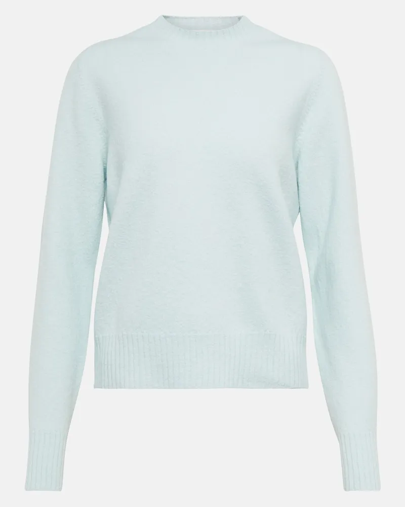 Jil Sander Pullover in lana vergine Blu