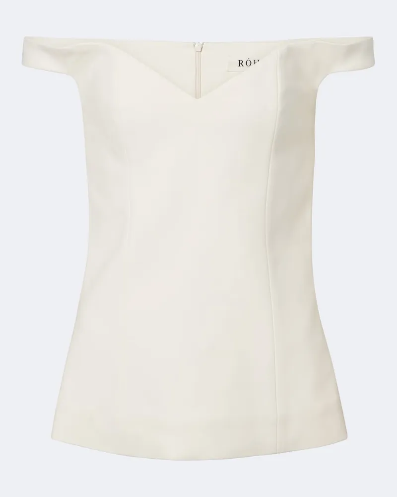 Róhe Róhe Top off-shoulder Bianco