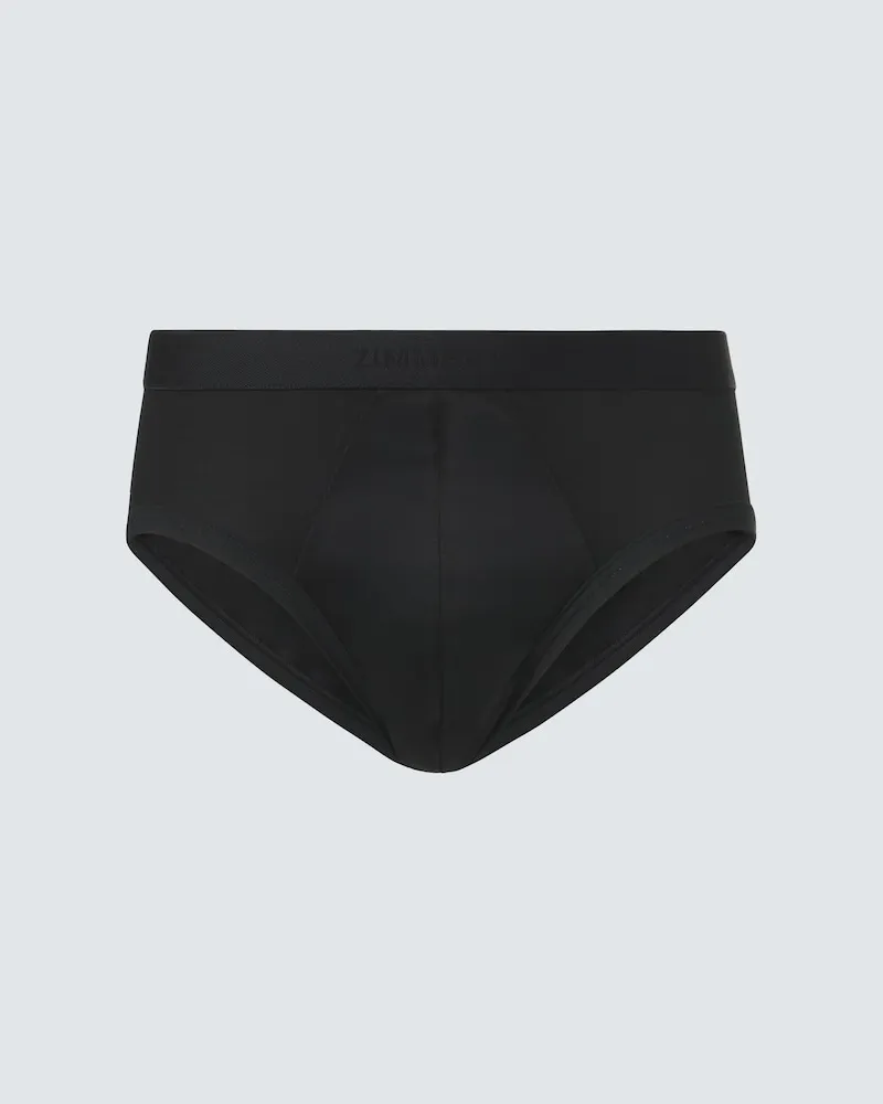 Zimmerli Slip in jersey di cotone Nero