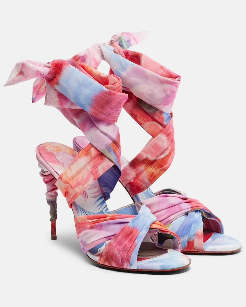 Christian Louboutin Sandali Affabula con stampa floreale Multicolore