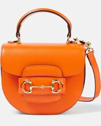 Gucci Borsa Gucci Horsebit 1955 Mini in pelle Arancione