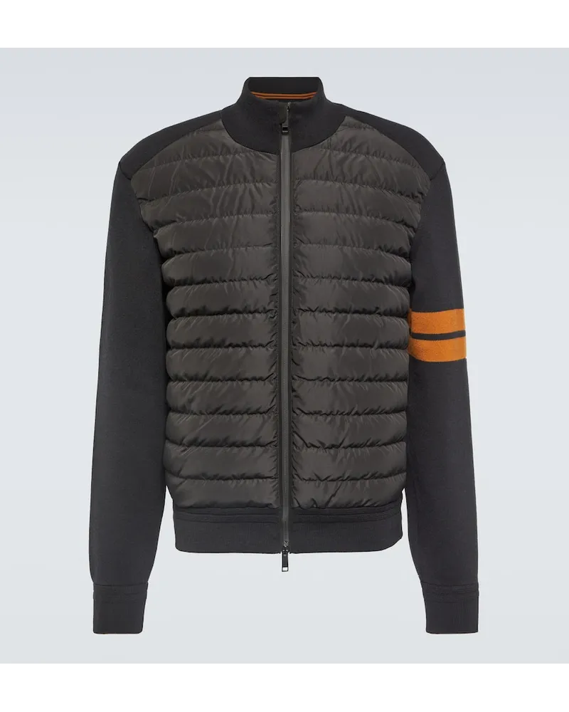 Ermenegildo Zegna Cardigan in misto lana Nero