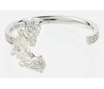 Anello Serti sur Vide in oro bianco 18kt con diamanti