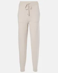 Max Mara Pantaloni sportivi Opera in cashmere Beige