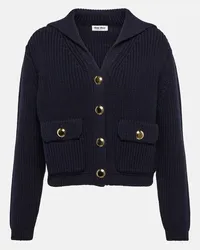 Miu Miu Cardigan in lana Blu