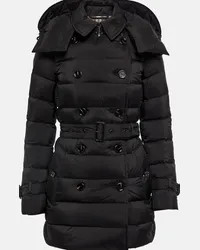 Burberry Piumino trapuntato in nylon Nero