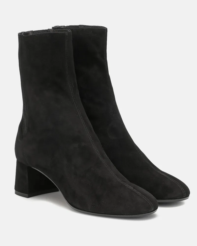 Aquazzura Stivaletti Saint Honore 50 in suede Nero