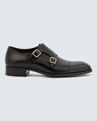 Tom Ford Scarpe Monk strap Elkan in pelle Nero