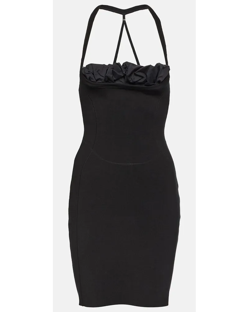 Jacquemus Miniabito La Robe Maille Croissant Nero