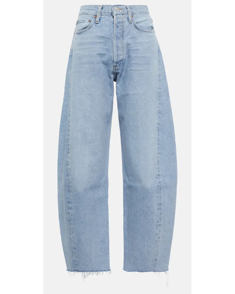 AGOLDE Jeans Luna a vita alta Blu