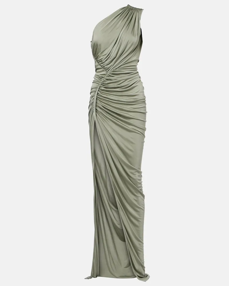 Rick Owens Lilies â Abito lungo monospalla Shailee Verde