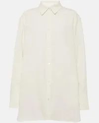 Totême Camicia in misto cotone con stampa Bianco