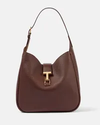 Tom Ford Borsa Monarch Medium in pelle Marrone