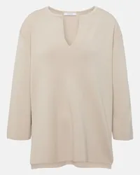 Max Mara Leisure - Blusa Sottile in jersey Neutro