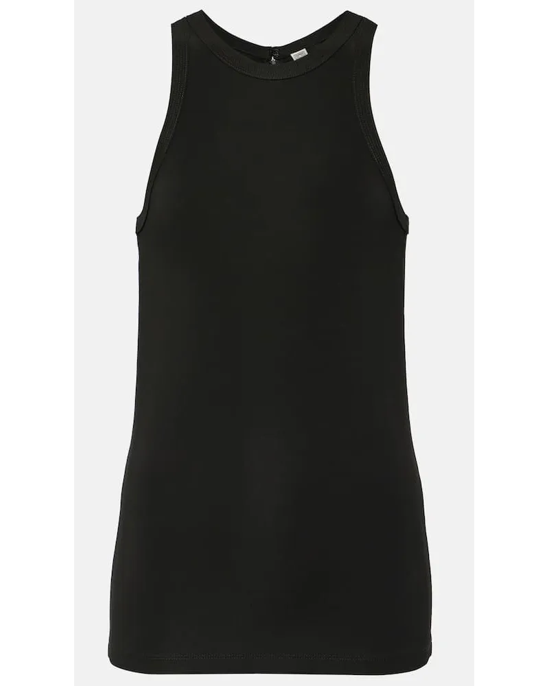 Totême Tank top in jersey Nero