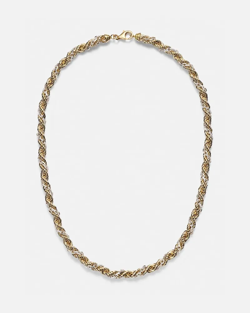 Yvonne Léon Yvonne LÃ©on Collana Corde Torsade in oro bianco e 18kt Oro