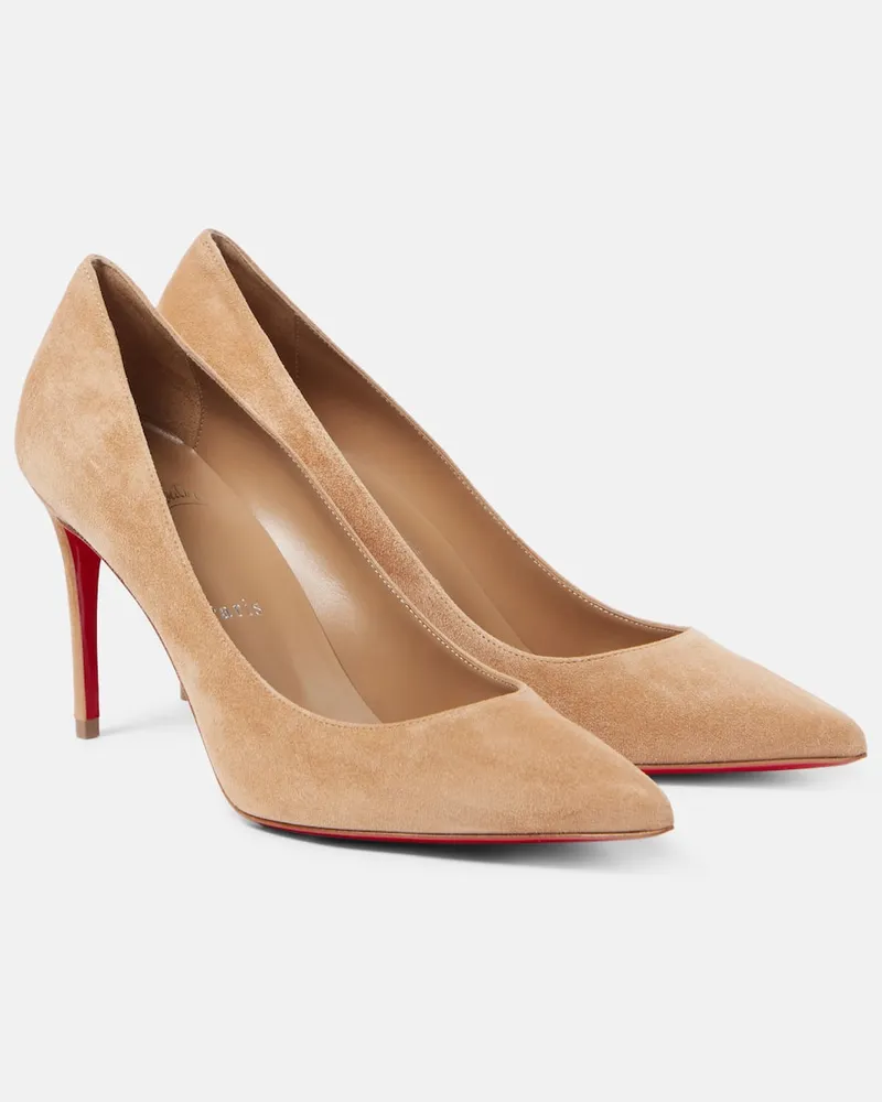 Christian Louboutin Pumps Kate 85 in suede Beige