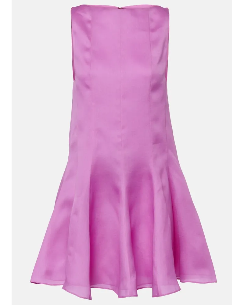 KHAITE Miniabito in seta Mags Viola