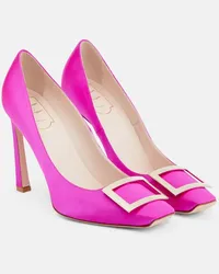 Roger Vivier Pumps Trompette in raso Rosa