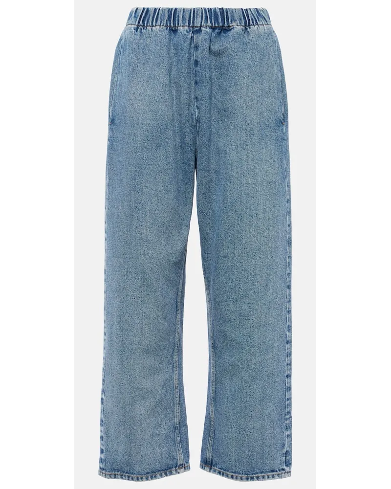 Maison Margiela Jeans regular cropped Blu