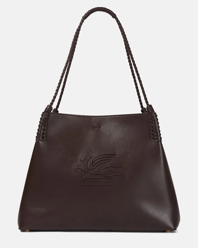 Etro Borsa Libra Medium in pelle Marrone