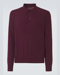 Rubinacci Polo in cashmere Rosso