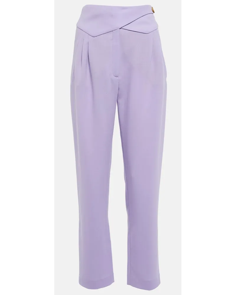 Blazé Milano BlazÃ© Milano Pantaloni regular Basque in lana Viola