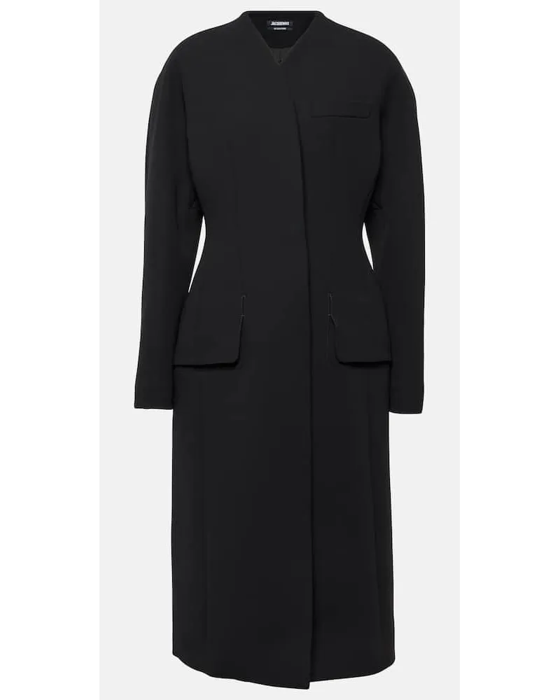 Jacquemus Cappotto monopetto Ovalo Nero