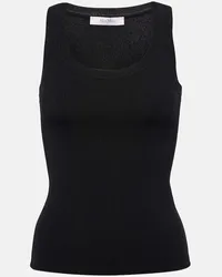 Max Mara Leisure - Tank top Siro in maglia a coste Nero