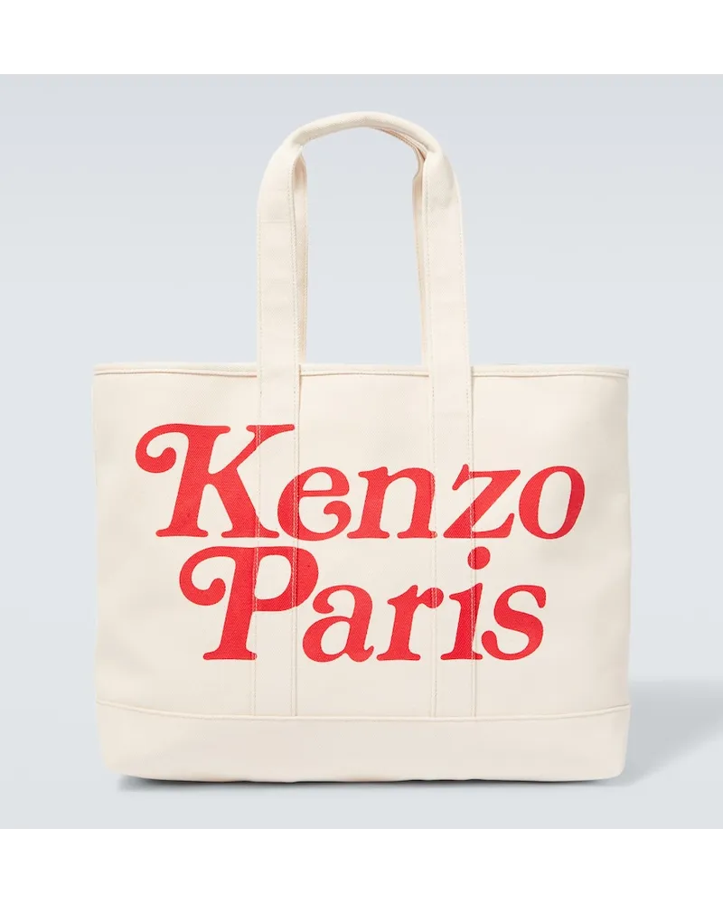 Kenzo x Verdy - Borsa Kenzo Utility Large in canvas Neutro