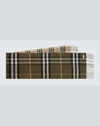 Burberry Sciarpa Burberry Check in cashmere Beige