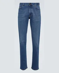 Ermenegildo Zegna Jeans skinny a vita media Blu