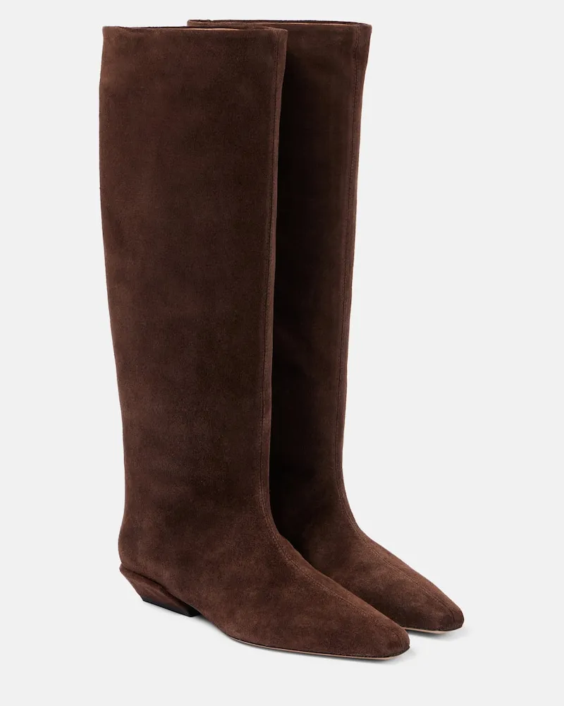 Paris Texas Stivali Bettina 25 in suede Marrone